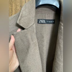 Zara long coat XS